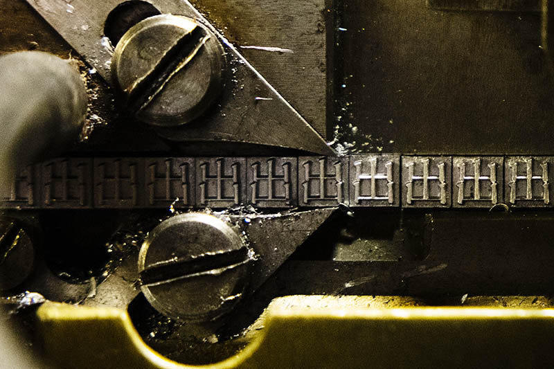 活字の鋳造から活版印刷までをこなす職人さんに、仕事内容を聞いてみた